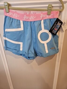 One Piece Chopper Egghead shorts size small. Never worn.  New with tags.